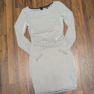 Dynamite long sleeved mini dress size XS
